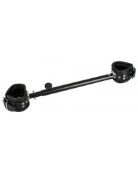 Leder-Spreizstange, schwarz